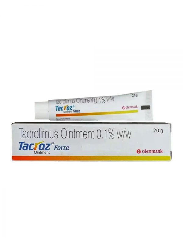 Tacrolimus Ointment 0.1% (Tacroz Forte)